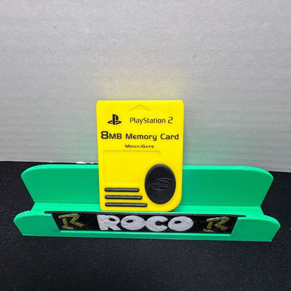 Nyko 8MB Memory Card Yellow for Sony PlayStation 2 PS2 MagicGate Saves